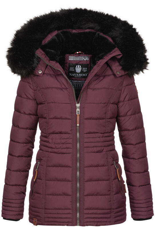 Navahoo Umay Princess Damen Winter Steppjacke Weinrot-Gr.L