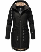 Marikoo Racquellee Damen Softshell Jacke Schwarz-Gr.XS