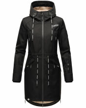 Marikoo Racquellee Damen Softshell Jacke Schwarz-Gr.S
