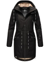 Marikoo Racquellee Damen Softshell Jacke Schwarz-Gr.L