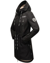Marikoo Racquellee Damen Softshell Jacke Schwarz-Gr.L
