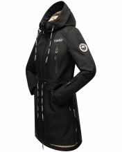 Marikoo Racquellee Damen Softshell Jacke Schwarz-Gr.XL