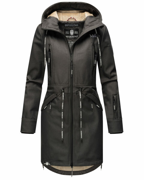 Marikoo Racquellee Damen Softshell Jacke Anthra.-Gr.XS