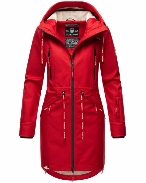 Marikoo Racquellee Damen Softshell Jacke Rot-Gr.M