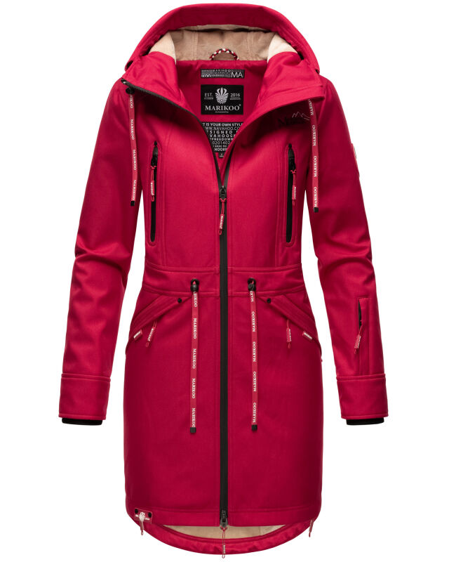 Marikoo Racquellee Damen Softshell Jacke Fuchsia