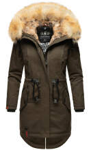 Navahoo Bombii ladies winter jacket long with faux fur...