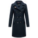 Marikoo Nanakoo ladies trench coat jacket Navy Größe S - Gr. 36
