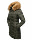 Navahoo Papaya Damen gesteppte Winterjacke Olive Größe S - Gr. 36