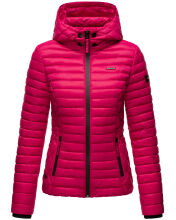 Marikoo Samtpfote lightweight ladies quilted jacket Fuchsia Größe XS - Gr. 34
