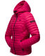 Marikoo Samtpfote lightweight ladies quilted jacket Fuchsia Größe XS - Gr. 34