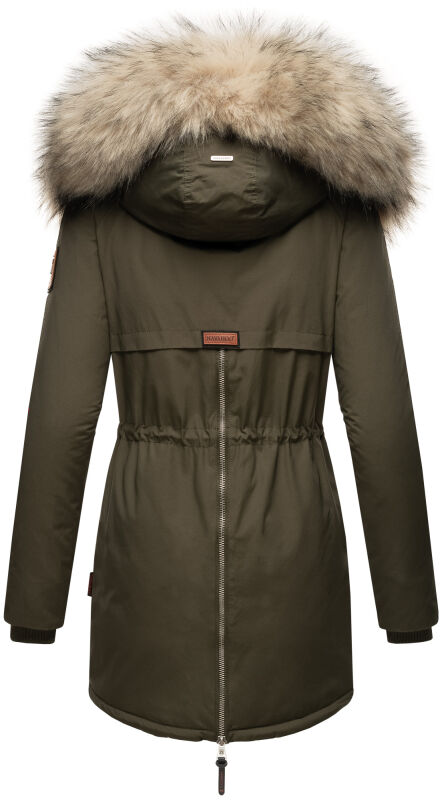 Navahoo Sweety Damen 2in1 Parka Winterjacke Olive Gr&ouml;&szlig;e M - Gr. 38