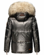 Navahoo Tikunaa ladies winter jacket quilted jacket with faux fur hood  Größe XS - Gr. 34