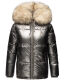 Navahoo Tikunaa ladies winter jacket quilted jacket with faux fur hood  Größe XS - Gr. 34
