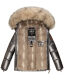 Navahoo Tikunaa ladies winter jacket quilted jacket with faux fur hood  Größe XS - Gr. 34
