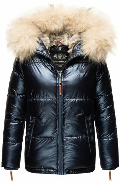 Navahoo Tikunaa ladies winter jacket quilted jacket with faux fur hood  Größe XS - Gr. 34