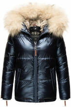 Navahoo Tikunaa ladies winter jacket quilted jacket with faux fur hood  Größe XS - Gr. 34