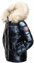 Navahoo Tikunaa ladies winter jacket quilted jacket with faux fur hood  Größe XS - Gr. 34