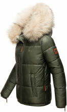 Navahoo Tikunaa ladies winter jacket quilted jacket with faux fur hood  Größe XS - Gr. 34