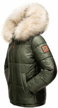 Navahoo Tikunaa ladies winter jacket quilted jacket with faux fur hood  Größe XS - Gr. 34