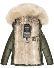 Navahoo Tikunaa dicke Damen Jacke Olive Größe XS - Gr. 34