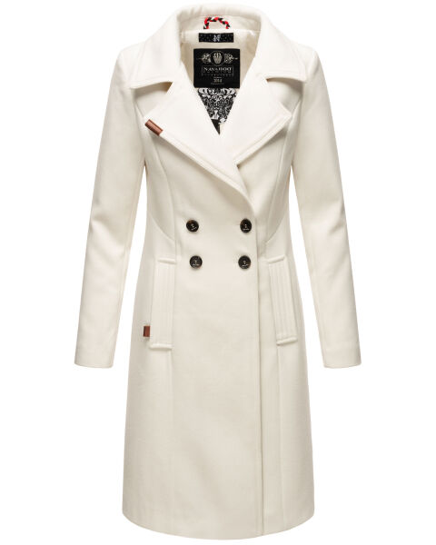 Navahoo Wooly Ladies Coat B661 Offwhite  Größe XL - Gr. 42