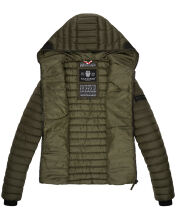 Navahoo Kimuk Damen Übergangs Steppjacke Olive Größe M - Gr. 38