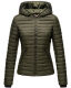 Navahoo Kimuk Damen Übergangs Steppjacke Olive Größe M - Gr. 38