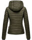 Navahoo Kimuk Damen Übergangs Steppjacke Olive Größe M - Gr. 38