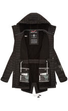 Marikoo Zimtzicke Damen lange Softshell Jacke Schwarz w.L. Gr&ouml;&szlig;e M - Gr. 38