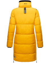 Navahoo Megan ladies winter hooded quilted jacket Gelb-Gr.XS