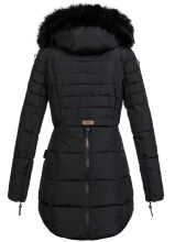 Marikoo Moonshine warm ladies winterjacket parka quilted Schwarz