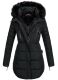 Marikoo Moonshine warm ladies winterjacket parka quilted Schwarz
