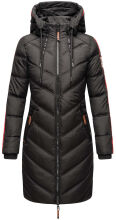 Marikoo Armasa lange Damen Winter Steppjacke Schwarz Größe XS - Gr. XS