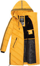 Marikoo Armasa lange Damen Winter Steppjacke Gelb Größe XS - Gr. XS