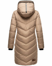 Marikoo Armasa Ladies Winter Quilted Jacket B842 Taupe Grey