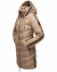 Marikoo Armasa lange Damen Winter Steppjacke Taupe Grey Größe XS - Gr. XS