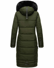 Navahoo Fahmiyaa ladies long hooded winter jacket Olive-Gr.XS
