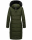 Navahoo Fahmiyaa ladies long hooded winter jacket Olive-Gr.XS