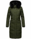 Navahoo Fahmiyaa ladies long hooded winter jacket Olive-Gr.XS