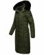 Navahoo Fahmiyaa ladies long hooded winter jacket Olive-Gr.XS