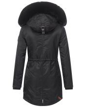 Navahoo Mangala Princess Damen Winter Parka Jacke TeddyfellSchwarz-Gr.S