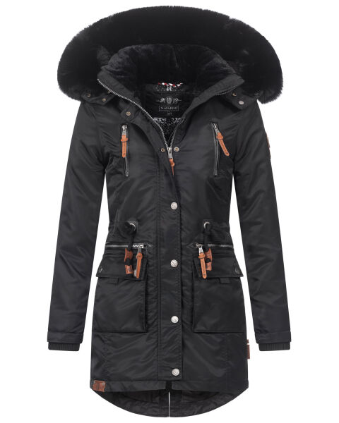 Navahoo Mangala Princess ladies winter parka jacket teddyfell Schwarz 139 95