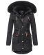 Navahoo Mangala Princess ladies winter parka jacket teddyfell Schwarz-Gr.M