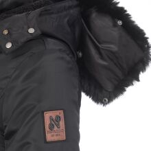 Navahoo Mangala Princess Damen Winter Parka Jacke TeddyfellSchwarz-Gr.XL