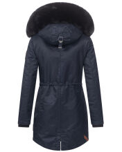 Navahoo Mangala Princess Damen Winter Parka Jacke TeddyfellNavy-Gr.S