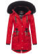 Navahoo Mangala Princess ladies winter parka jacket teddyfell Rot-Gr.XS