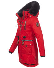 Navahoo Mangala Princess Damen Winter Parka Jacke TeddyfellRot-Gr.XXL