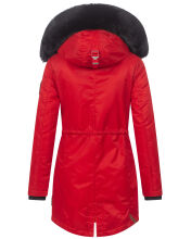Navahoo Mangala Princess Damen Winter Parka Jacke TeddyfellRot-Gr.XXL