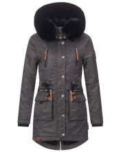 Navahoo Mangala Princess ladies winter parka jacket teddyfell Anthra-Gr.XS