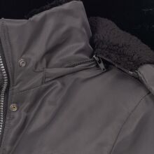 Navahoo Mangala Princess Damen Winter Parka Jacke TeddyfellAnthra-Gr.L